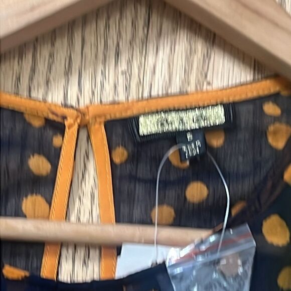 NWT DO+BE POLKA DOT SHEER OPEN ARM CROP TOP SIZE S - Picture 6 of 8